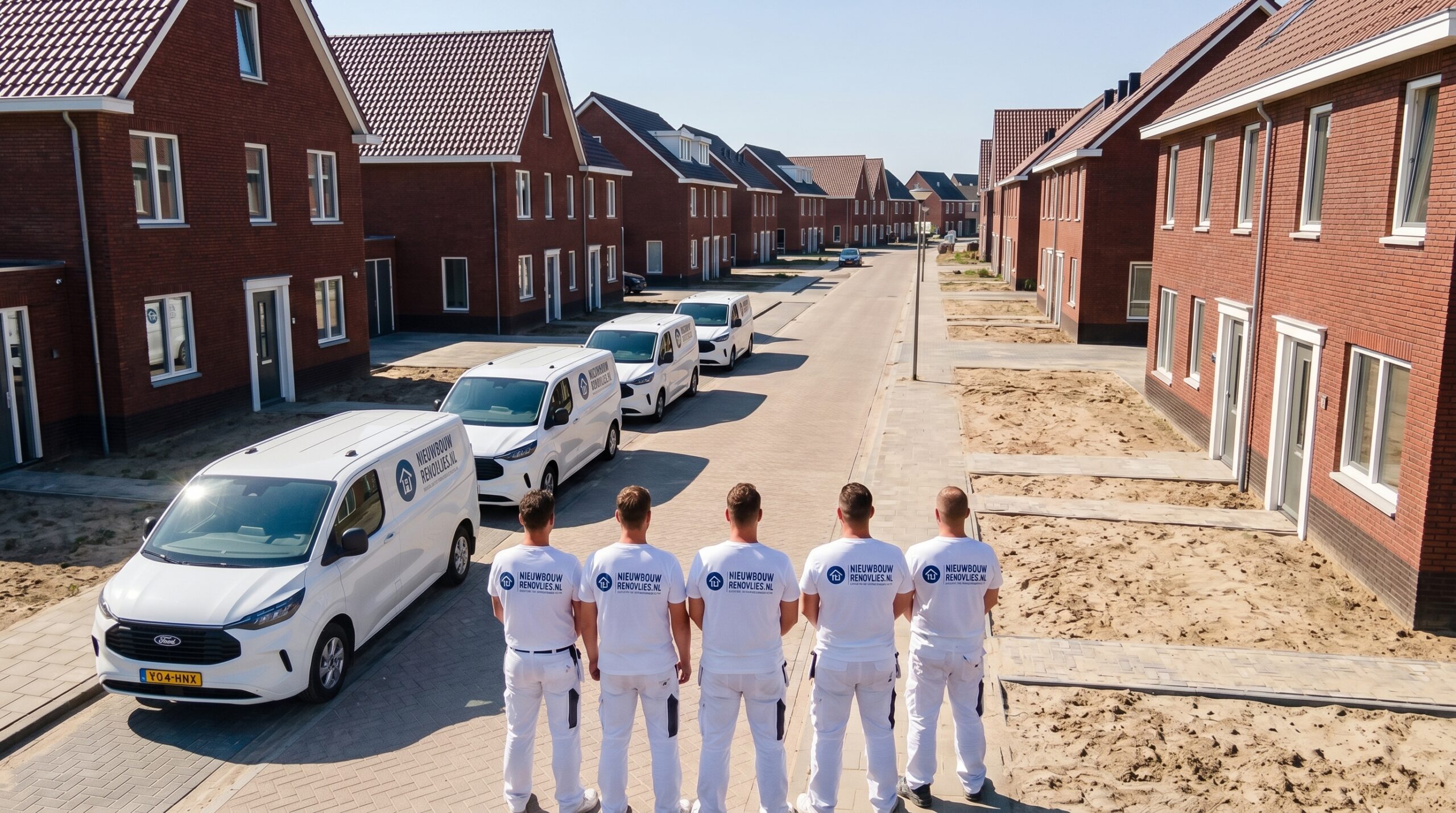 Nieuwbouwwoning met wandafwerking door NieuwbouwRenovlies.nl